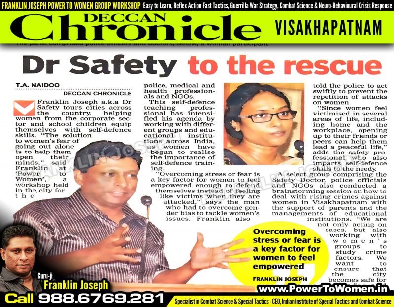 Deccan Chronicle Newspaper – Dr. Safety to the rescue
