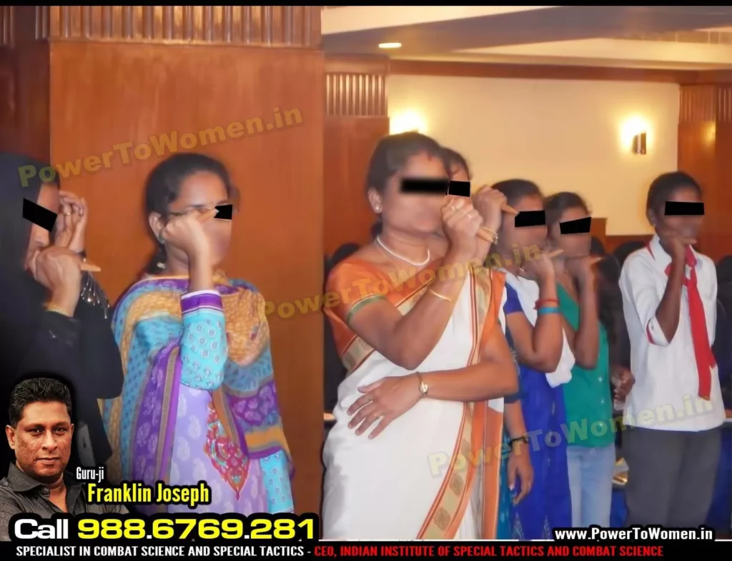 Titan Power To Women Corporate Krav Maga Self Defense Workshops with Psychological Leadership Empowerment, Stress Resilience and Conflict Management Training conducted by Specialist Franklin Joseph