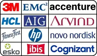 Clients ~ 3M, EMC2, Accenture, HCL, AIG, Arvind, FitnessFirst, HP, Novo Nordisk, Esko, IBIS, Cognizant > Franklin Joseph Power To Women Corporate Self Defense Workshops